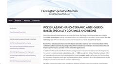 Desktop Screenshot of huntspecmat.com